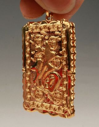 Unique Placer - Gold In Vietnam Pendant Holy Dragon Statue Amulet Decoration