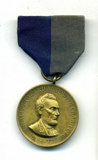 Vintage Civil War Campaign Medal Numbered 