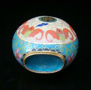 Collectibles 100 Handmade Painting Brass Cloisonne Enamel Snuff Bottles 098 8