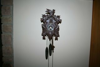 Regula Heco 25 Wooden Cuckoo Clock with Birds Germany - It 1 2