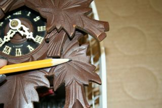 Regula Heco 25 Wooden Cuckoo Clock with Birds Germany - It 1 8