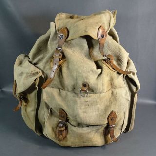 1939 Ww2 German Army Mountain Troop Wehrmacht Heer Officer Rucksack Backpack Bag