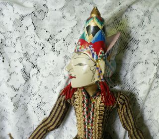Wayang Golek Indonesian Rod Puppet 27 Inches Tall Semi Refined Male Character 4