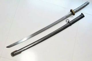 Ww Military Japanese Army Nco Sword Samurai Katana Steel Scabbard