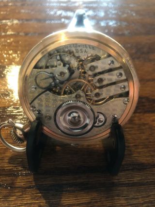 Burlington Watch Company Pocket Watch,  19j 4