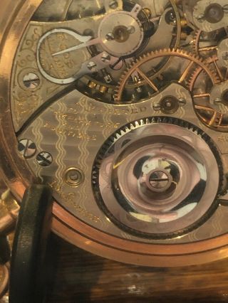 Burlington Watch Company Pocket Watch,  19j 6
