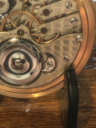 Burlington Watch Company Pocket Watch,  19j 7