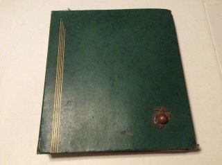 Ww2 Photo Album/scrapbook.  Marines,  Drawings,  Photos,  Vargas,  Clippings.  Letters
