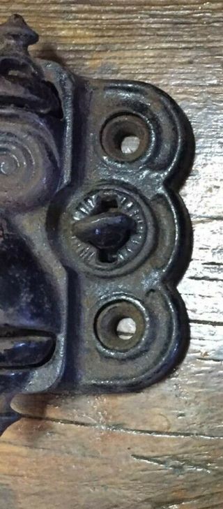 2 (Self Closing spring) DOOR HINGES VINTAGE CAST IRON STOVER MFG CO 