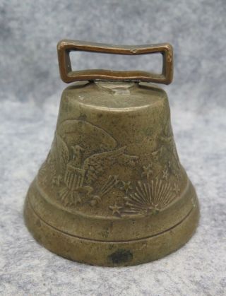 Pre Civil War Brass U.  S.  Army Camel Corps Bell 3