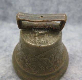 Pre Civil War Brass U.  S.  Army Camel Corps Bell 5