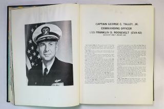 USS Franklin D Roosevelt CVA - 42 1966 1967 Vietnam Deployment Log FDR Cruise Book 4