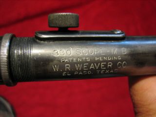 Weaver Vintage M - 8 Rifle Scope M73b1 1903a4