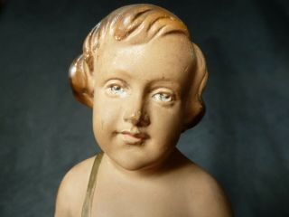 Art Deco Chalk Figure of a Boy - 1930 ' s 2