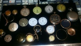 Pocket Watches,  Movements,  Penndants,  Parts/repair Vintage Antique