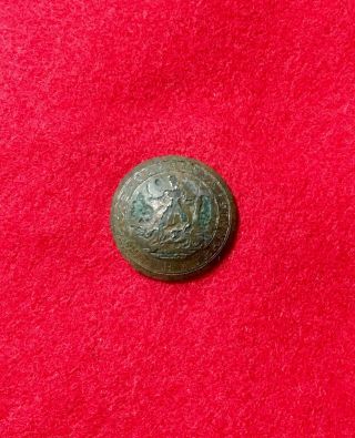 Dug Civil War Confederate Relic Virginia Button Cs Va3 One Piece Richmond Va