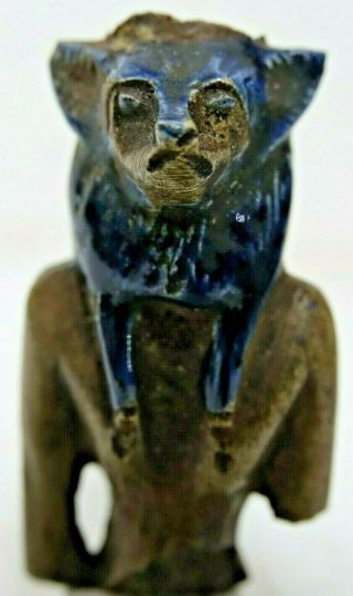Very Interesting Early Looking Egyptian Anubis Part Figure Extremely Rare - L@@k