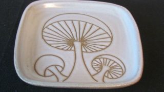 Marshall Studios Signed Martz Pottery Small Mushroom Tray