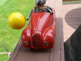 Vintage 1950s Schuco Sonny Mouse 2005 Tin Wind Up BMW Toy Car US Zone Germany 4