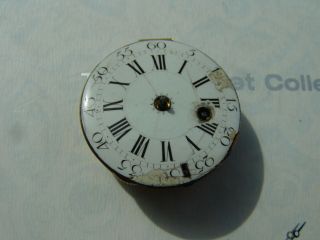 Antique French Verge Pocket Watch Movement circa 1750 7