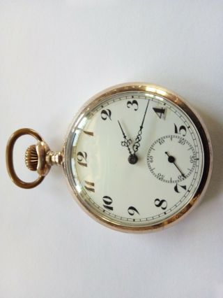Junghans.  Antique,  Silver,  Pocket Watch.  German Made.  Well.