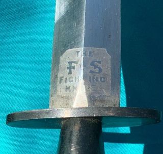 British WW2 Named S.  O.  E.  2nd Pattern Fairbairn Sykes Fighting Knife - Very Rare 8