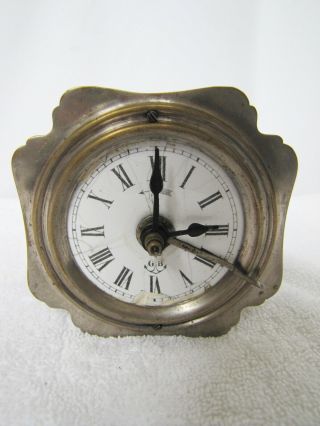 Antique German Gb,  Gustav Becker Alarm Clock.