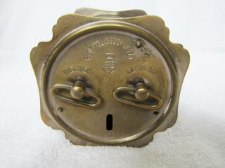 Antique German GB,  GUSTAV BECKER Alarm clock. 2