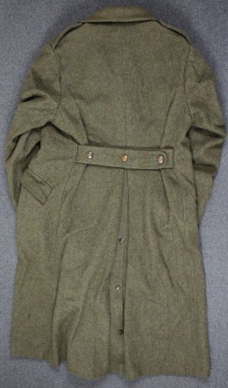 Vintage Netherlands/Dutch Military Issue Wool Dress Overcoat Jacket Green 5