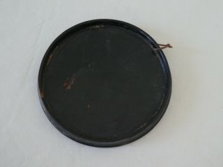 Antique Paper Mache Patch Snuff Box Lid The Amateur of Picture 8