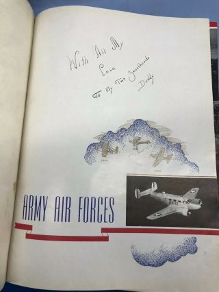 RARE WWII U.  S.  ARMY AIR FORCE AAF PILOT SCHOOL BOOK DODGE CITY KS 1943 5