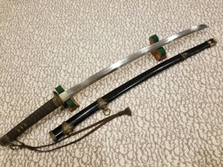 Wwii Japanese Samurai Navy Sword/katana/kai Gunto
