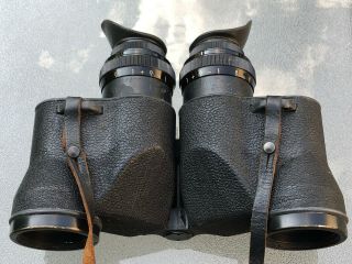 WWII US NAVY Mark 43 SARD 6x42 Wide Field Binoculars w/ Case 6