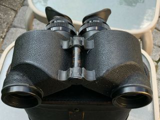 WWII US NAVY Mark 43 SARD 6x42 Wide Field Binoculars w/ Case 8