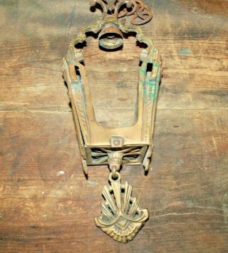 Vintage Art Deco Hanging Chandelier Style Single One Light