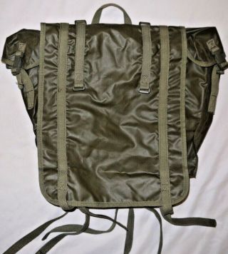 Vintage 1992 Euc Od Green Mafca Chateaudun French Military Wp Satchel Back Pack