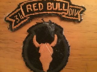 Ww2 Us Army 34th Infanty Division (bullion) Patch