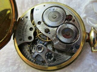 Antique WALTHAM WATCH COMPANY Pocket Watch (53) 25 Year 17 Jewels 5