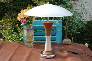 Vintage Italian Art Deco Revival Table Lamp By Af - Cinquanta 80s Modernist Design