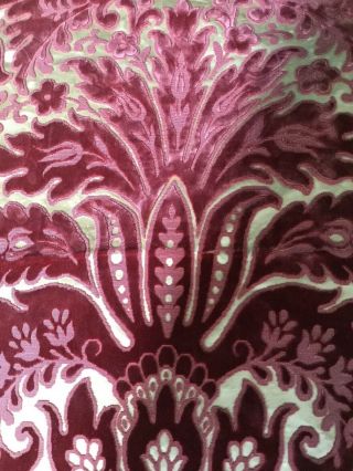 Early 19 Th Century Silk And Velvet Panel.  Italian 6