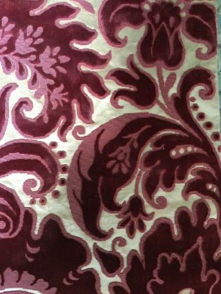 Early 19 Th Century Silk And Velvet Panel.  Italian 8