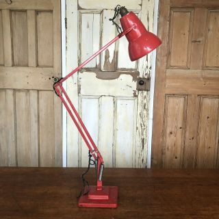 Herbert Terry Anglepoise Lamp 1227 Two Step Red