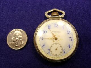 3 Of 6,  Vtg Antique Mens " Rockford " 15 Jewel Pocket Watch,  Parts/rep