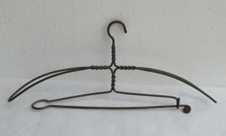 Ancient Very Rare Wire Hanger Hook For Clothes,  Waiter Halter,  Drg,  Germany? L