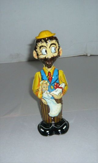 Vintage Marx B.  O.  Plenty Windup Tin Toy