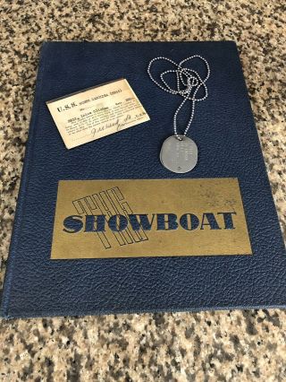 Uss North Carolina Bb - 55 1941 - 1945 Ww Ii Cruise Book " The Showboat "