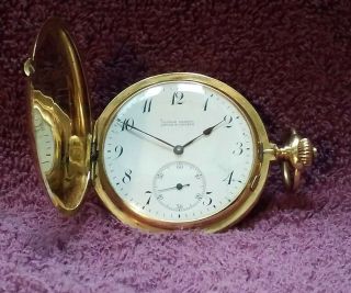 18k Yellow Gold Ulysse Nardin Pocket Watch Chronometer