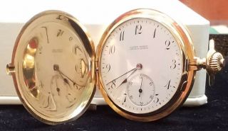 18K yellow gold Ulysse Nardin pocket watch chronometer 3