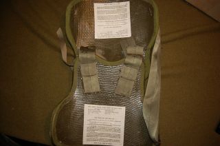 Vietnam Era Front and Back Body Armor Plates for Ground Troops 3