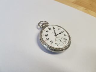 Illinois 16s " Bunn Special " 21 Jewel Rr Grade White Gold Filled Pocket Watch